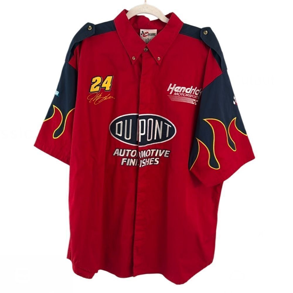 Vintage 90s Jeff Gordon DuPont NASCAR Chase Authentics New rare Men’s XL shirt